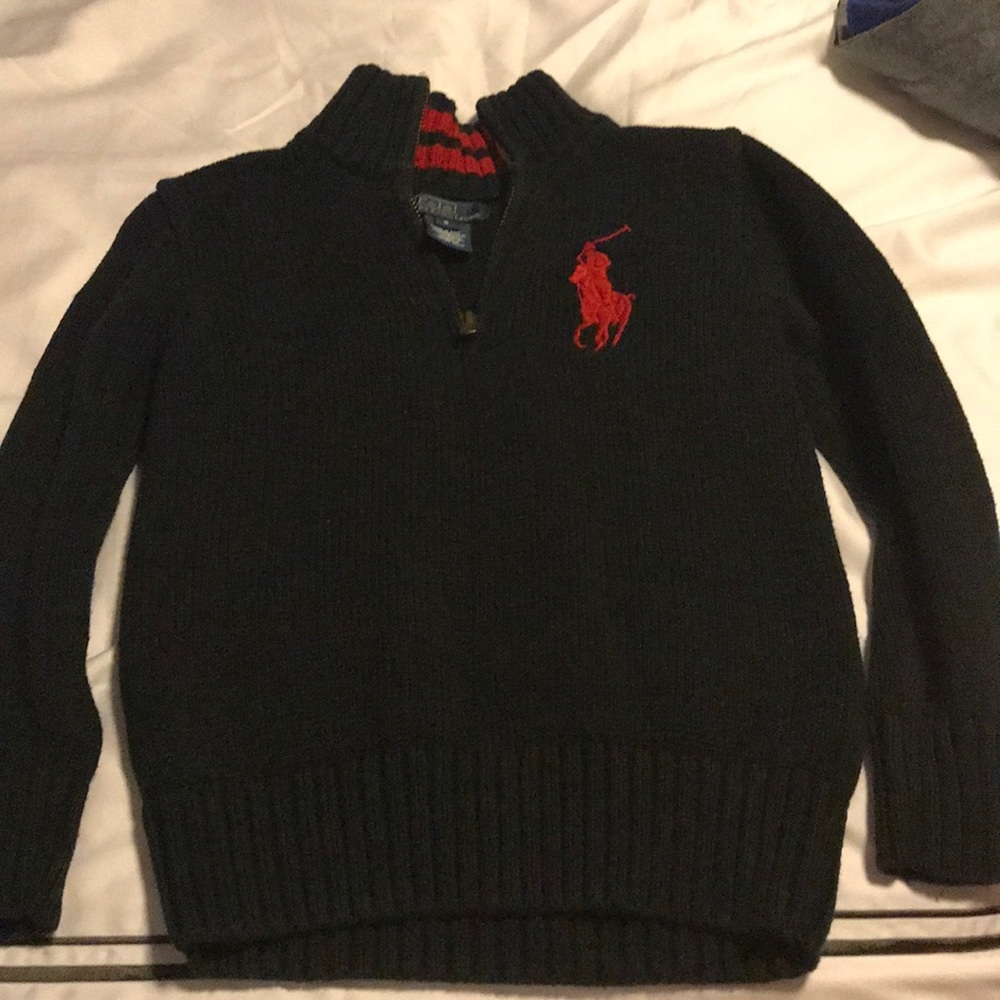 Boys Ralph Lauren sweater zip up size 5